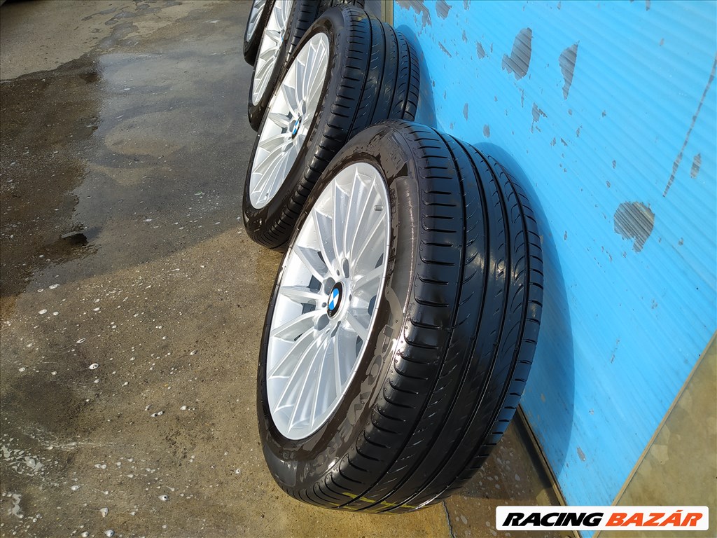 BMW style 237 F10, F30, F34, F06,18" újszerű alufelni, rajta 225/50 újszerű Pirelli gumival 2. kép