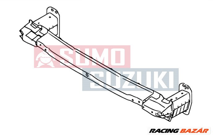 Suzuki Celerio Lökhárító tartó első felső 58270-84M00 3. kép