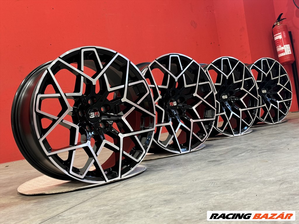 R19 5x112 (66,6) Elite Wheels EW14 PERFORMANCE 8.5J ET30 BLAK POLISH új alufelnik 8,5x19 19"  3. kép