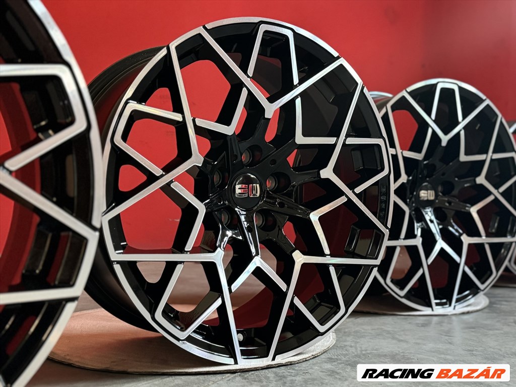 R19 5x112 (66,6) Elite Wheels EW14 PERFORMANCE 8.5J ET30 BLAK POLISH új alufelnik 8,5x19 19"  4. kép