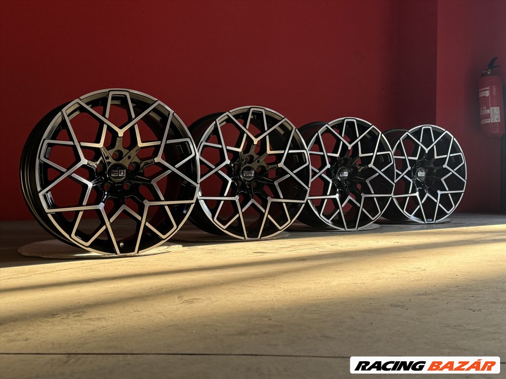 R19 5x112 (66,6) Elite Wheels EW14 PERFORMANCE 8.5J ET30 BLAK POLISH új alufelnik 8,5x19 19"  6. kép