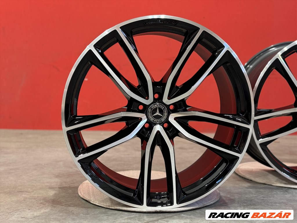 R23 5x112 Original Mercedes  GLS X167 AMG Kétszéles gyári alufelni szett 23"  5. kép