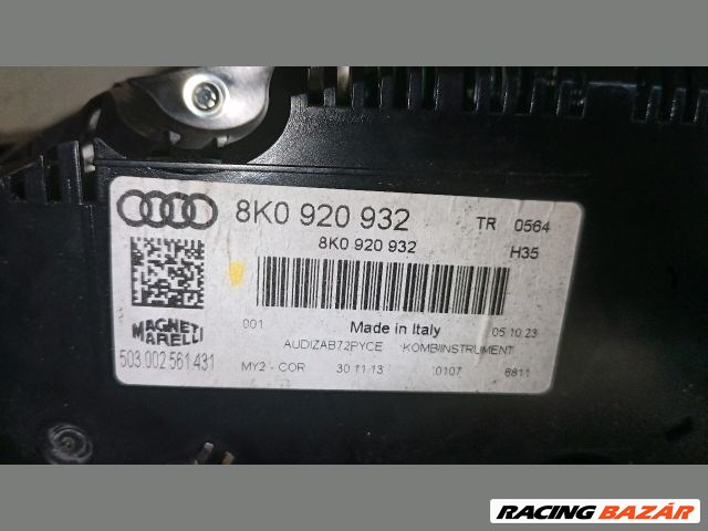 Audi A4 Allroad (8KH, B8) kilométeróra sérült /130729/  8k0920932 4. kép