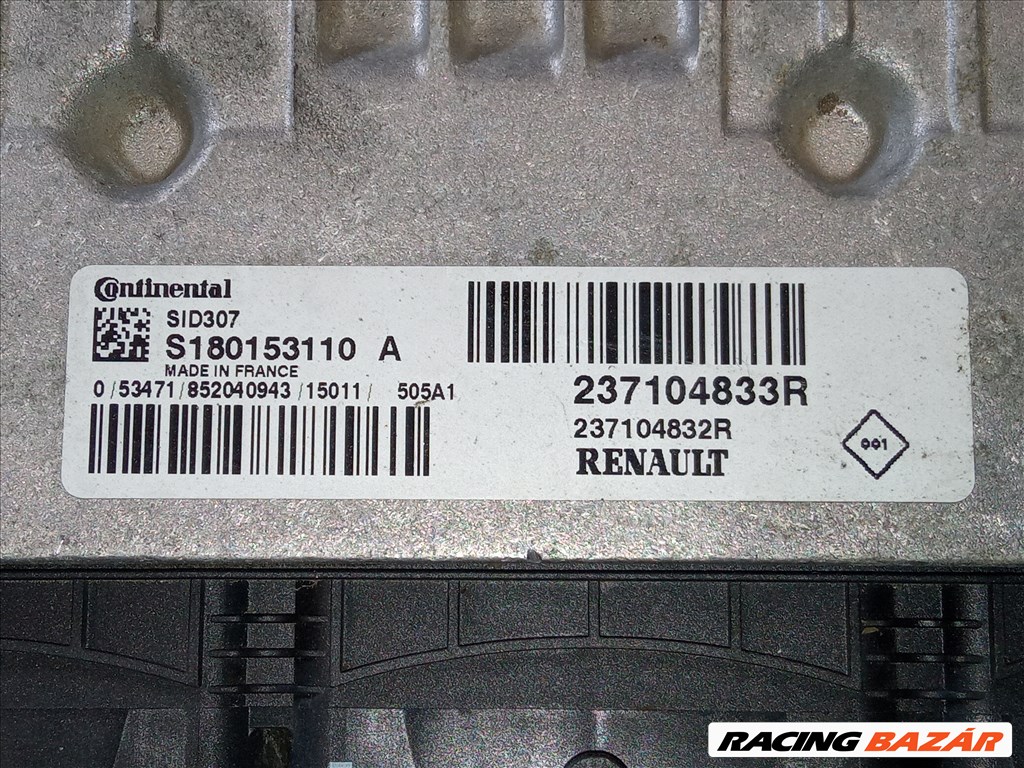 Renault Mégane III, Scénic III 1.5 DCI SID307 Motorvezérlő elektronika S180153110A 237104833R 2. kép