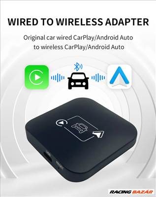 Vezeték nélkül autós adapter Car AI Box Android autó Apple Carplay