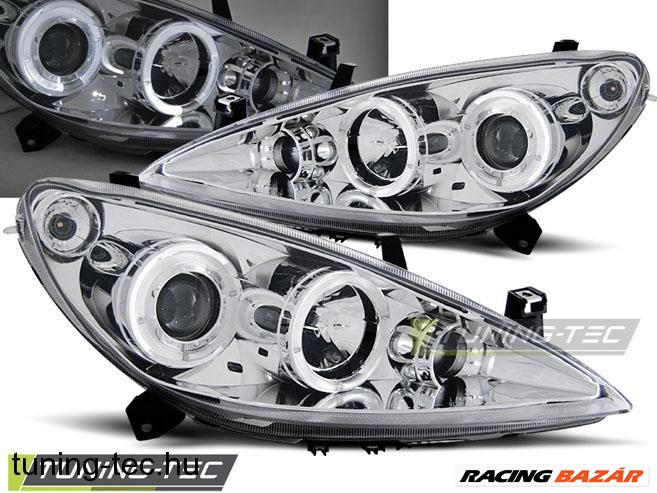 Peugeot 307 PEUGEOT 307 04.01-09.05 ANGEL EYES CHROME Tuning-T 1. kép