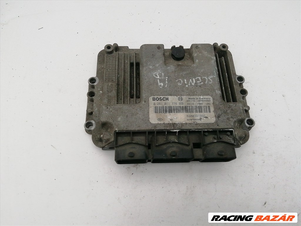 Renault Scenic II , Megane II , 19, 8v Diesel Motorvezérlő 8200391966 , 0281011776 1. kép