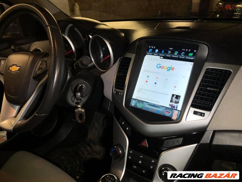 Chevrolet Cruze Android Multimédia Tesla Style Autórádió Tolatókamerával 5. kép