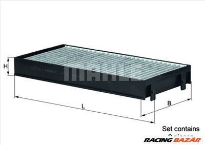 MAHLE LAK 221/S - pollenszűrő BMW
