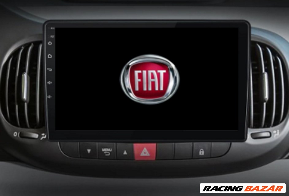 Fiat 500L Android CarPlay Rádió Multimédia Fejegység GPS Navigáció Tolatókamerával 3. kép