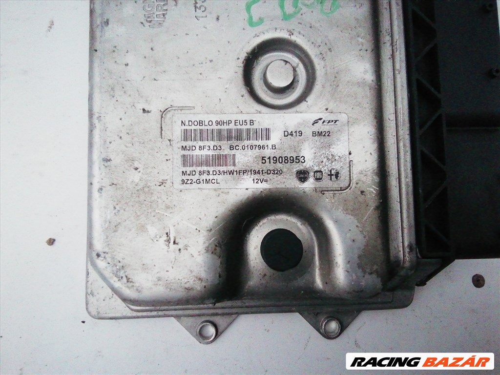 Fiat Doblo 2009-2015 1,3 16v Diesel Motorvezérlő szett 51908953 2. kép