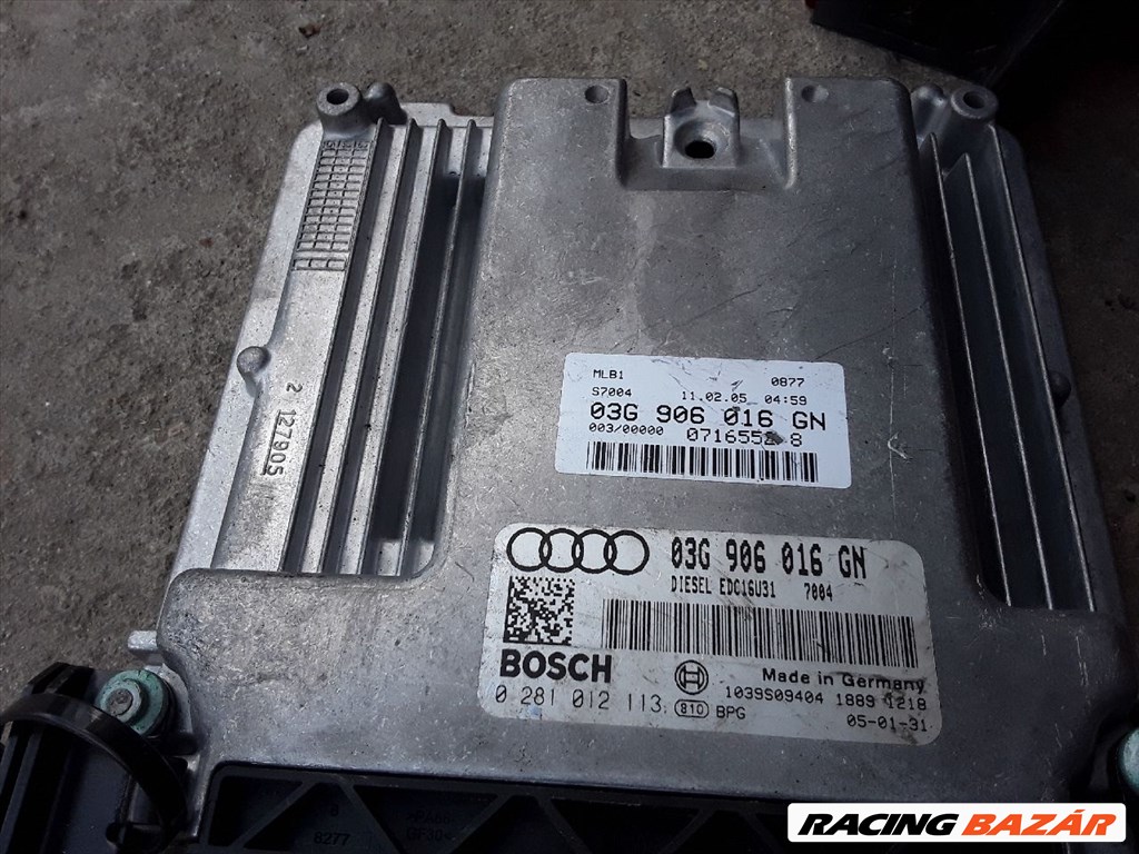 Audi A4 B7 2.0 TDI BLB motorvezérlő  03g906016gn 0281012113 2. kép