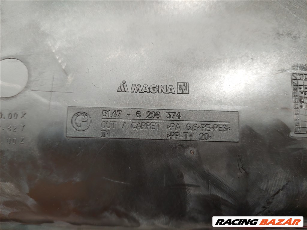 BMW E46 touring fekete csomagtér jobb oldalkárpit kárpit takaró fedél borítás torony eladó (003923) 51478208374 3. kép