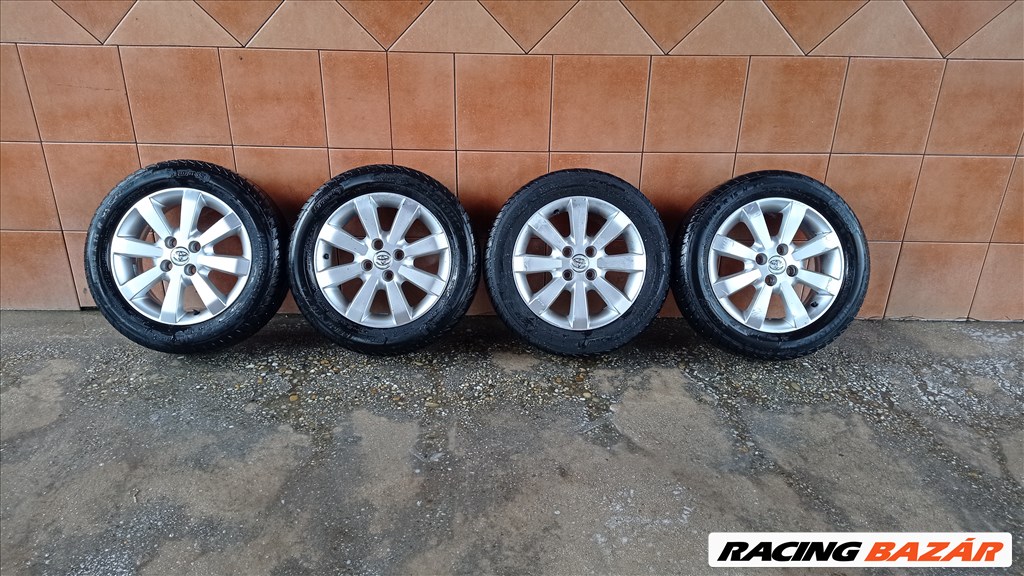 TOYOTA YARIS 15" ALUFELNI 4X100 NYÁRI 185/60R15 GUMIVAL OLCSÒN!!! 1. kép