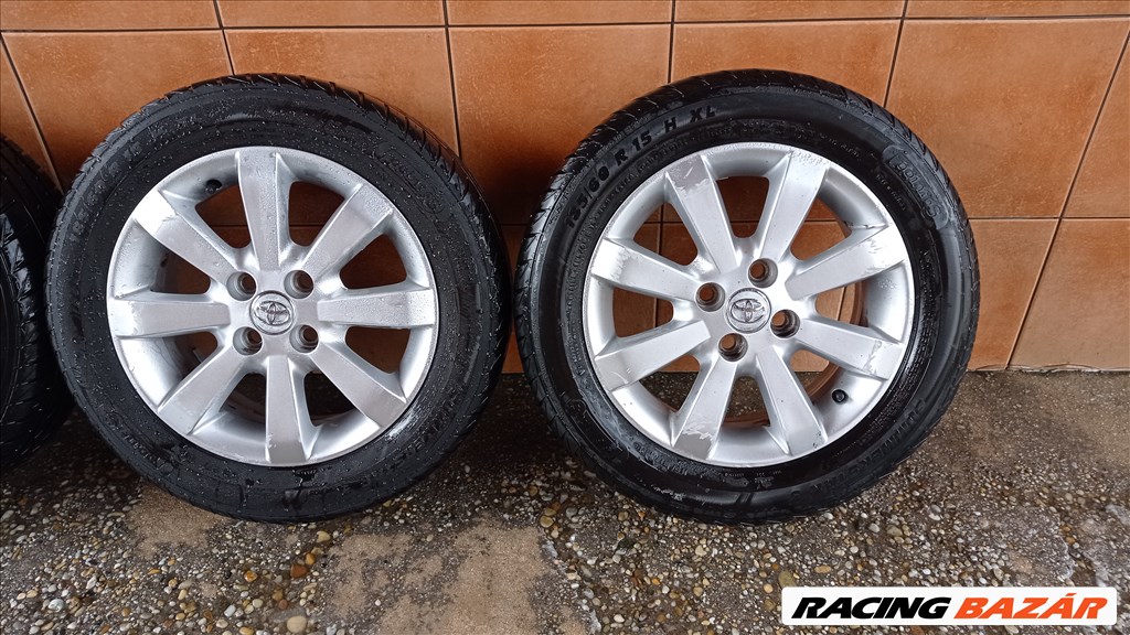 TOYOTA YARIS 15" ALUFELNI 4X100 NYÁRI 185/60R15 GUMIVAL OLCSÒN!!! 3. kép