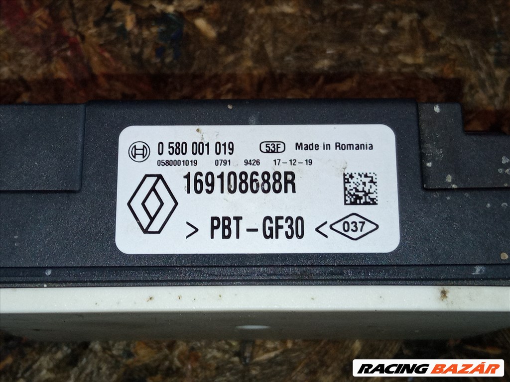 Renault Kadjar 1.6 DCI Üzemanyag szivattyú vezérlő 0580001019 169108688R 2. kép