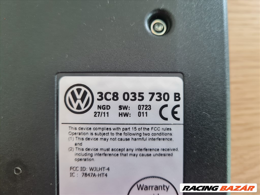 Volkswagen Golf VI bluetooth elektronika 3C8 035 730 B 2. kép