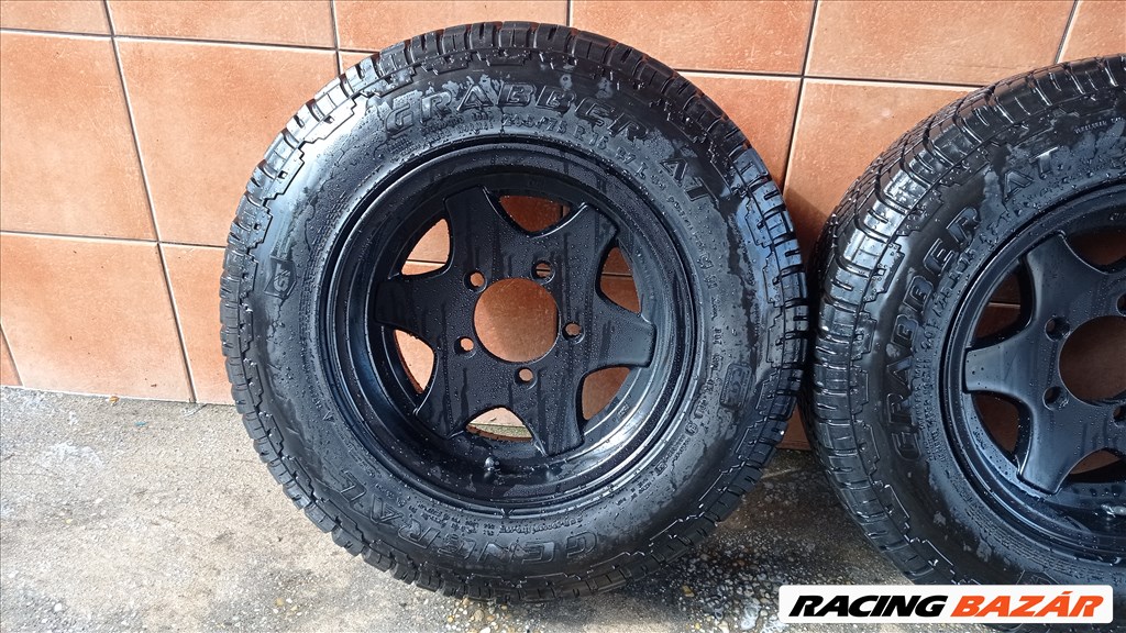 SUZUKI SAMURAI 15" ALUFELNI 5X139,7 NÈGYÈVSZAKOS 205/75R15 GUMIVAL OLCSÒN!! 4. kép