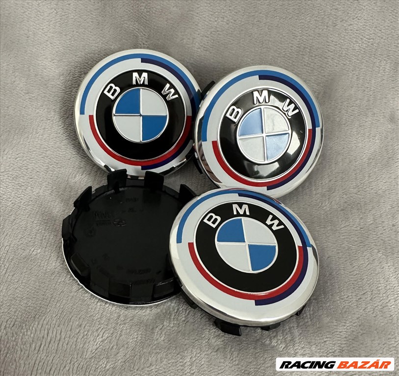 Új BMW 56mm 50th anniversary jubileumi felni alufelni kupak felnikupak embléma 6857149 6850834 1. kép
