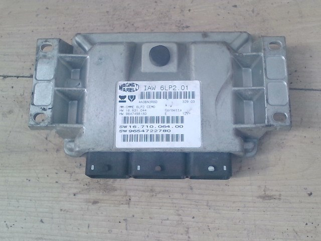 PEUGEOT 307 01-05 Motorvezérlő egység ECU PCM modul 1. kép