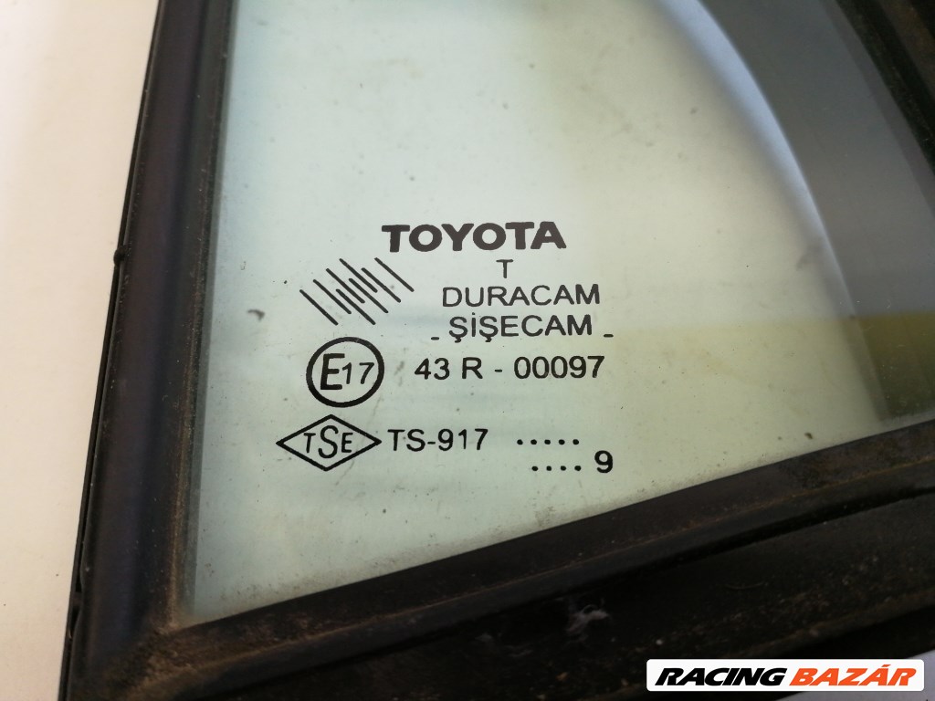 Toyota Yaris (XP90) jobb elsõ ajtó üveg fix 2. kép