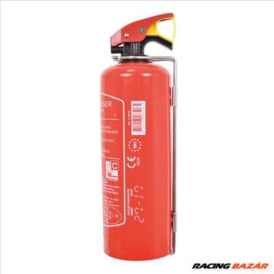Tűzoltó készülék 1kg - Piros - tartókonzollal (ABC poroltó)