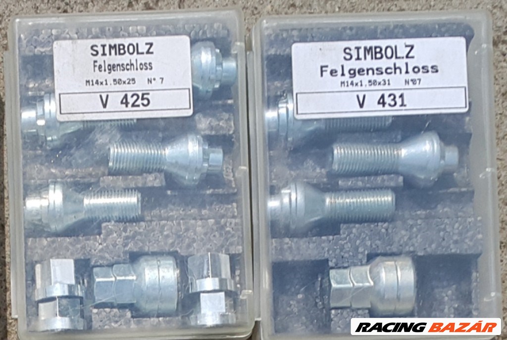 Kerékőr csavar és kerékőr anya többféle méretben 2. kép