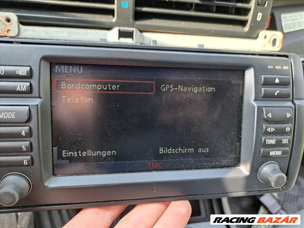 BMW E46 16:9 nagy navi navigáció fejegység kijelző (003972) 65526923873 2. kép