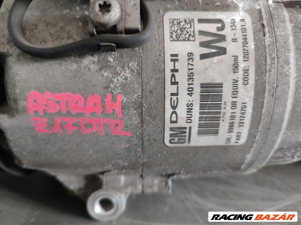 Opel Astra H 1.7 CDTI klíma kompresszor  13124751 2. kép