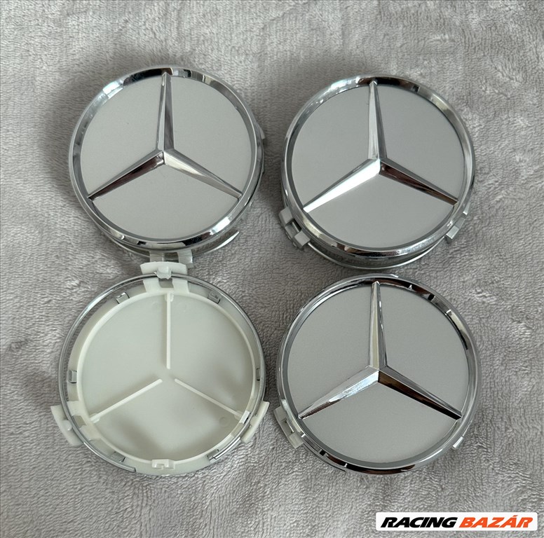 Mercedes 75mm felni alufelni kupak közép felnikupak felniközép embléma B66470202 a1714000025 2. kép
