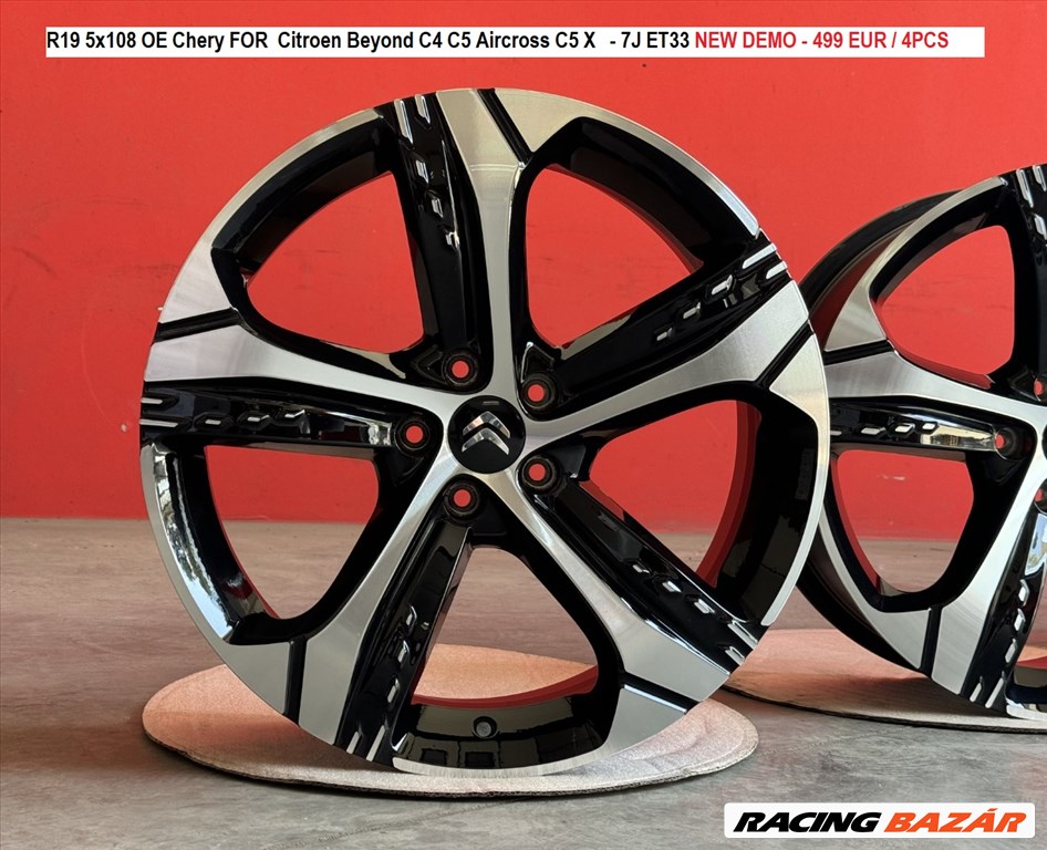 R19 5x108 OE Chery FOR Peugeot Citroen Ford  7J ET33 - 7x19 gyári új alufelnik  2. kép
