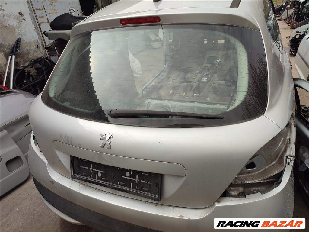 Peugeot 207 csomagtér ajtó ezüst EZR 1. kép