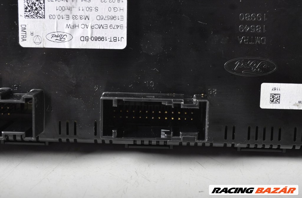 Ford Fiesta Mk7 fűtés klíma panel kapcsoló j1bt19980bd 5. kép