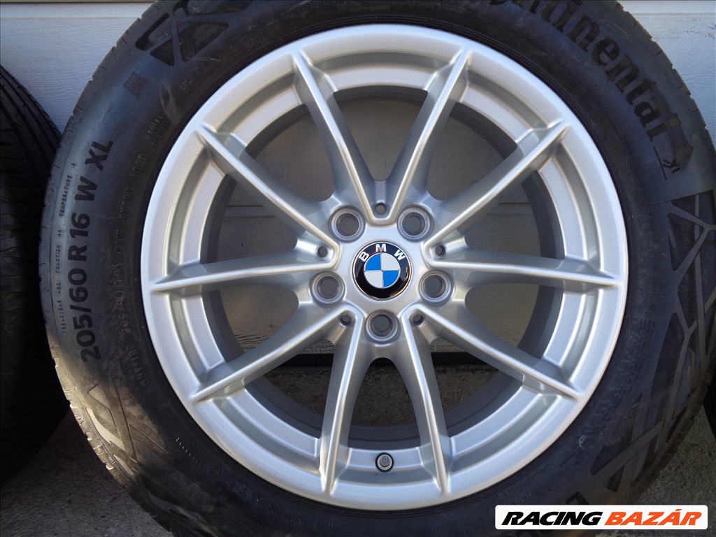 BMW Gyári alufelni 16-os szenzorral Continental újszerű nyári gumikkal eladó. 3. kép