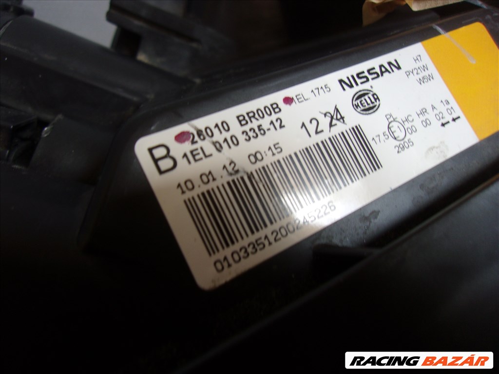 Nissan Qashqai jobb első fényszóró 2010-2014  26010-BR00B 6. kép
