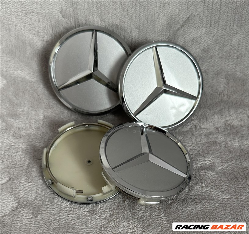 Új Mercedes 60mm felni alufelni kupak közép felnikupak felniközép embléma jel 2. kép