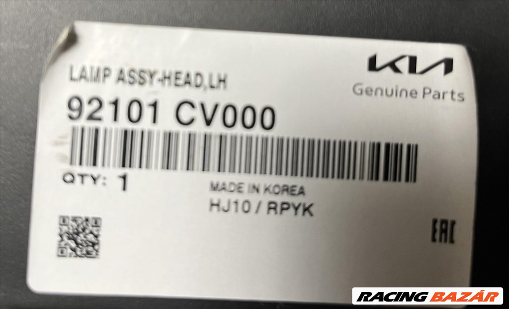 KIA EV6 (2021-2025) full LED bal első fényszóró 92101CV000 2. kép