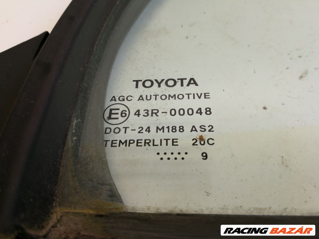 Toyota Yaris (XP90) jobb hátsó ajtó üveg fix 2. kép