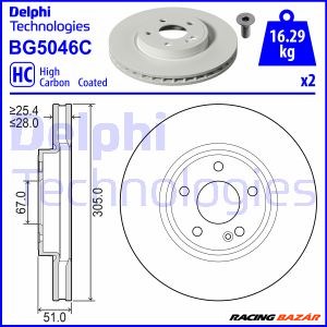 DELPHI BG5046C - féktárcsa MERCEDES-BENZ MERCEDES-BENZ (BBDC) 1. kép