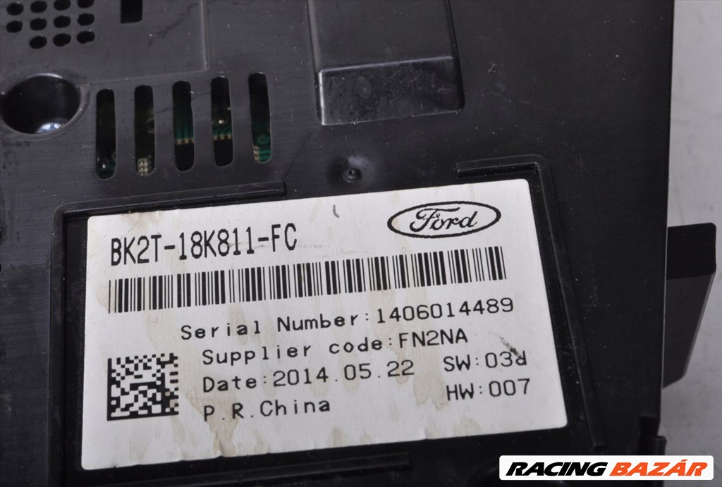 Ford Transit Connect Mk2 rádió navigáció vezérlő panel bk2t18k811fc 2. kép