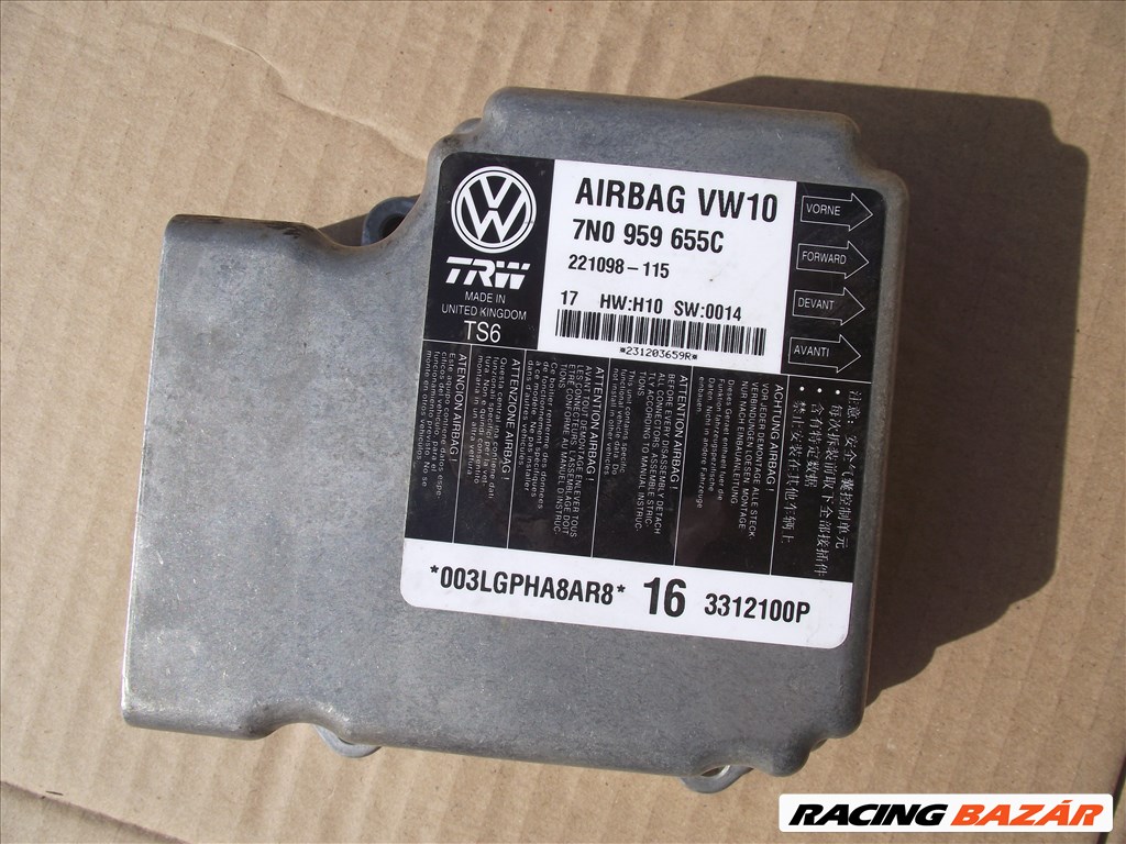 Volkswagen Sharan 2 Alhambra légzsák vezérlő 7n0959655c 1. kép