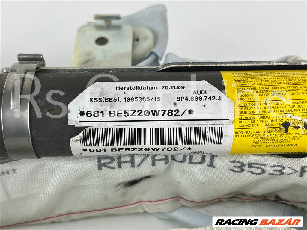 Audi	A3 8P jobb Függöny légzsák 8p4880742j 3. kép