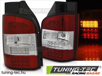 VW T5 10-15 TRASNPORTER RED WHITE LED Tuning-Tec H