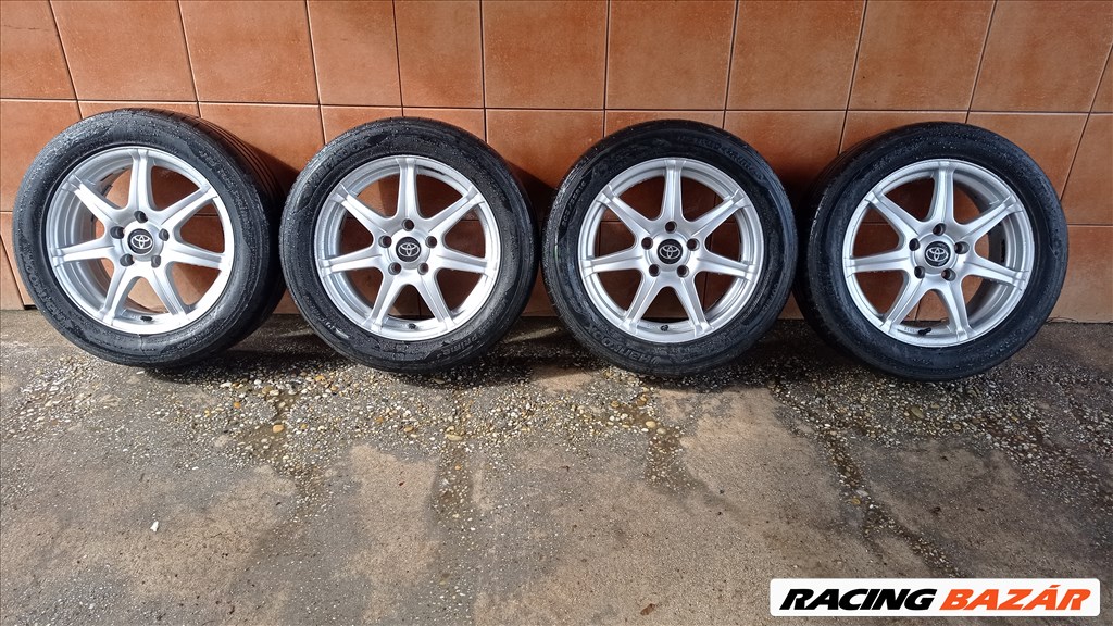 TOYOTA AVENSIS 16" ALUFELNI 5X114,3 NYÁRI 205/55R16 GUMIVAL OLCSÓN!! 1. kép