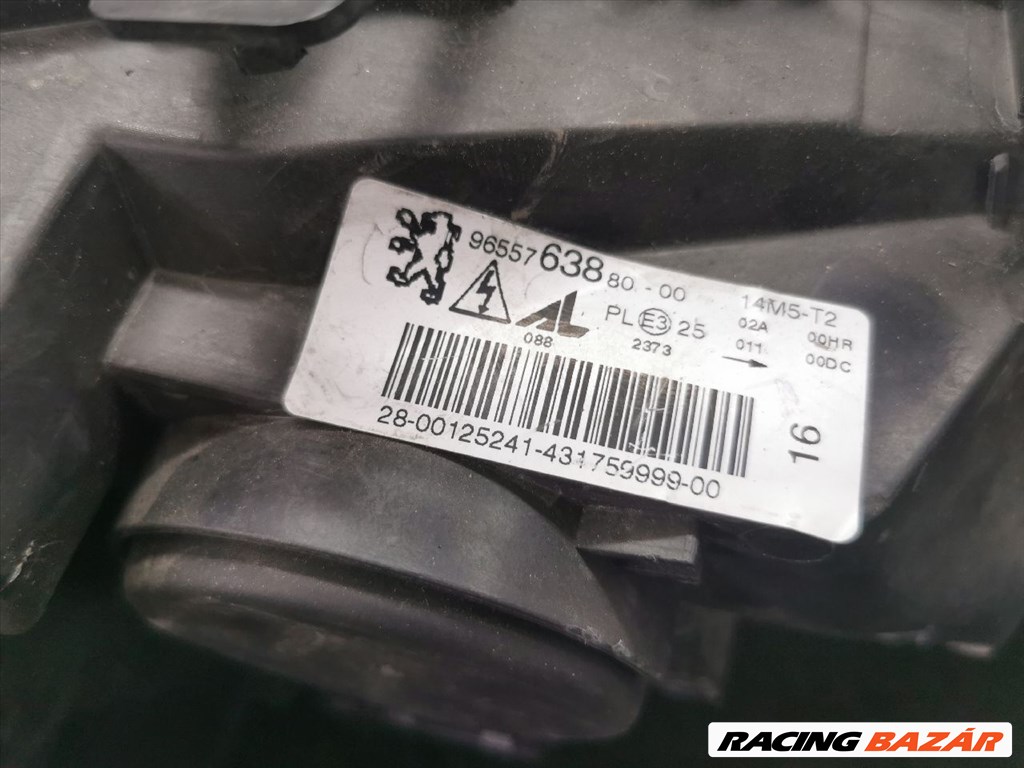 Peugeot 307 Break 110 BAL Xenon Fényszóró 9655763880 5. kép