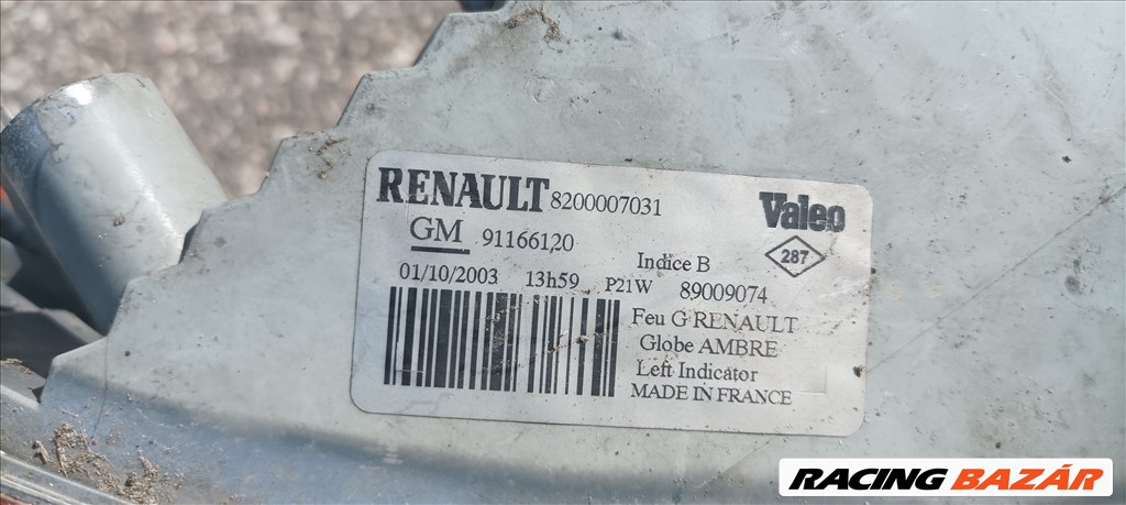 Renault Trafic II, Opel Movano A gyári első index eladó! 8200007031 6. kép