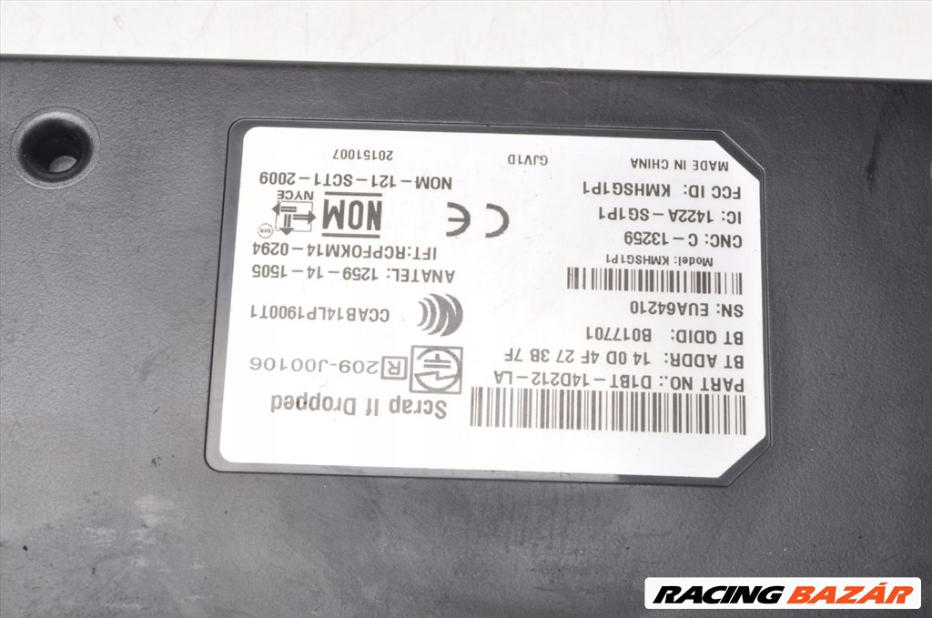 Ford Transit Connect Mk2 Bluetooth modul d1bt14d212la 2. kép