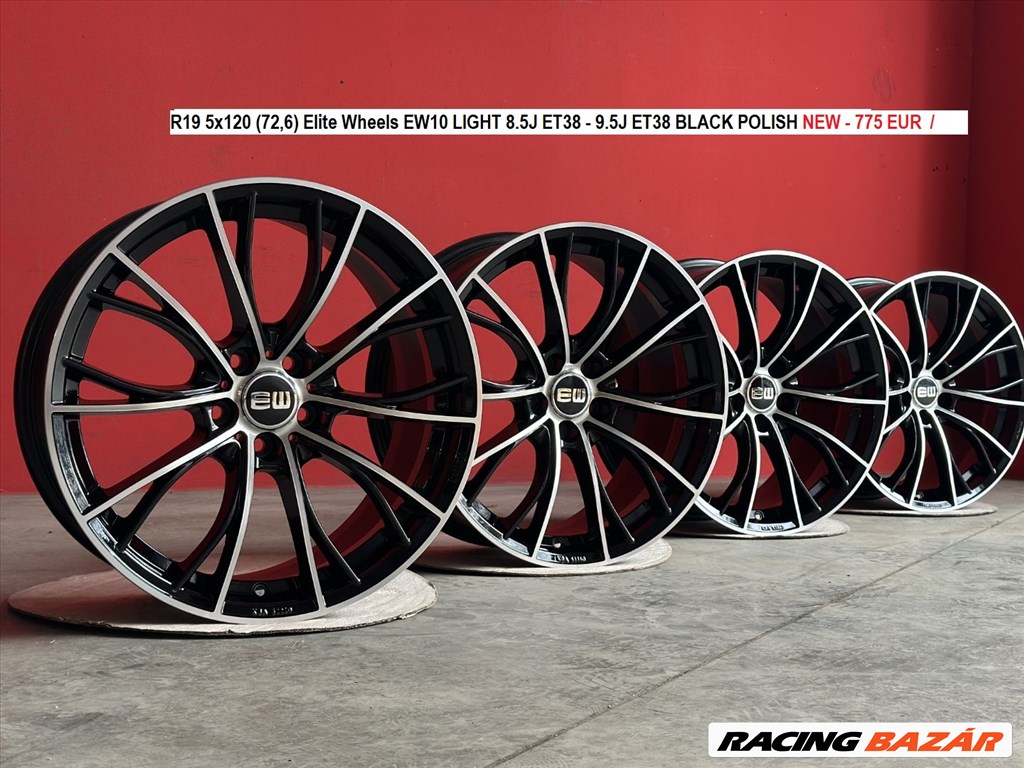 R19 5x120 (72,6) Elite Wheels EW10 LIGHT  kétszéles Bmw alufelnik 19"  1. kép