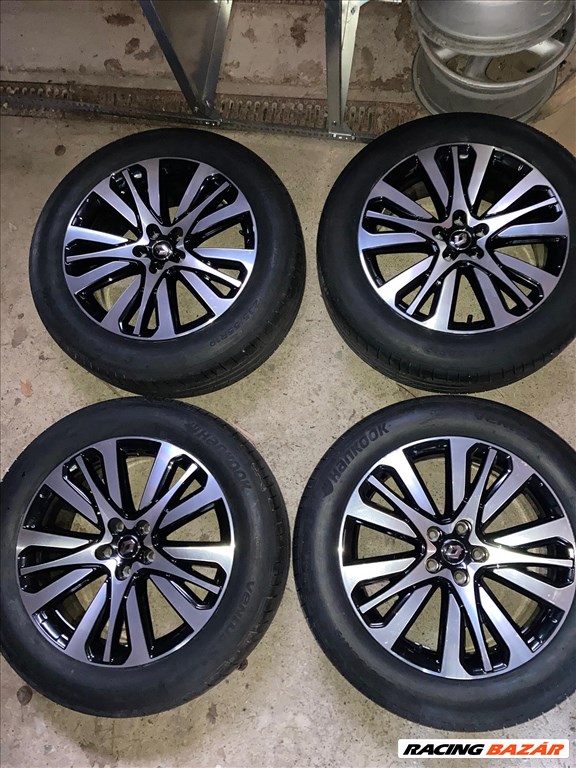  19" újszerű alufelni, rajta 235/55 új Hankook nyári gumi   2. kép