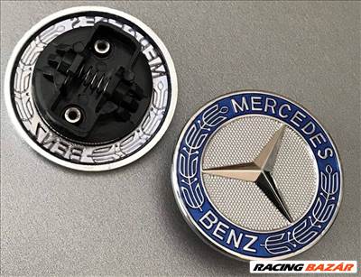 Új Mercedes 57MM Motorház Géptető Gépház Embléma Jel A2048170616